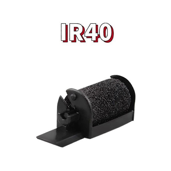 5 stk. IR40 Sort Blæk Rulle Printer Bånd til ER100 FR 2550 2500 100 150 7 8 16 1236 Lommeregner