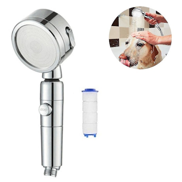 Shower nozzle High Pressure Shower Head with On/Off Button 4.25KLC5