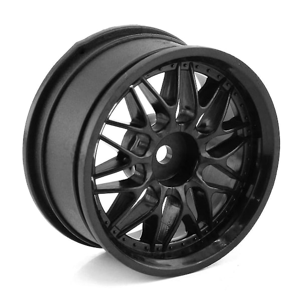 4 kpl 1,9 tuuman muoviset 52 mm pyörän navan vanteet RC-autolle 1/10 On-road Drift Redcat Sakura, musta