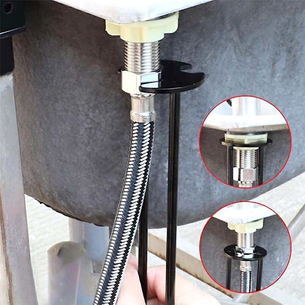 Kitchen Repair Plumbing Tool Sink Faucet Key Plumbing Pipe Four-Claw Wrench Bathroom Wrench Tool Se