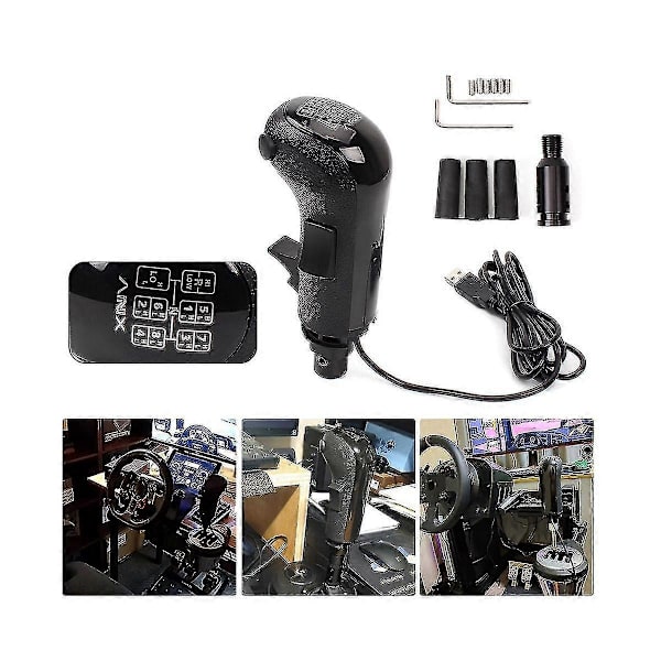 PC USB Høj-Lav Gear Simulator Gearstangsknap til Logitech G923 G29 G27 G25 TH8A USB Gearshift Knob til ATS ETS2 HB043