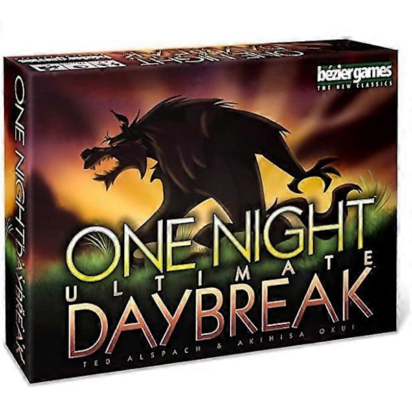 Lautapeli One Night Ultimate Werewolfin englanninkielinen versio Breaking Dawn