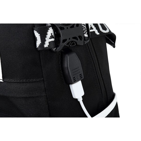 Messi Barcelona printet rygsæk rejsetaske Student skoletaske Vandtæt computertaske9