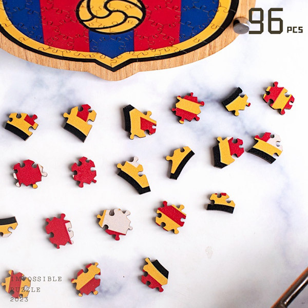 Barcelona træpuslespil, 96 brikker Barcelona
