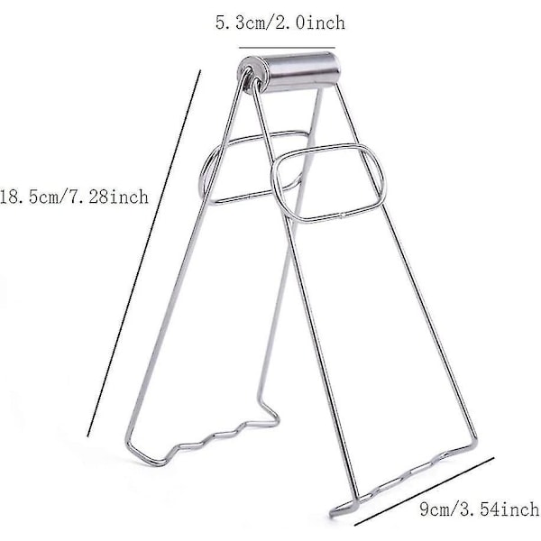 Kjøkken Tallerkenløfter, Foldbar Hottallerken Skål Klips Tallerken Henter Tang