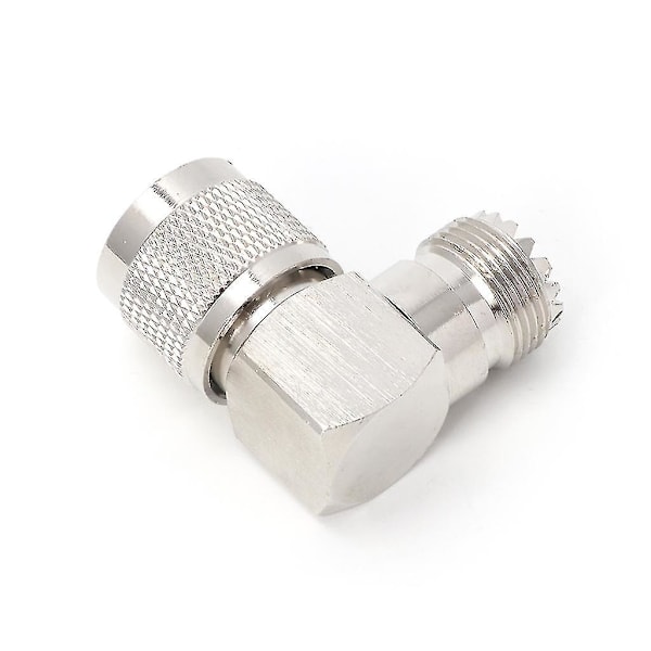UHF PL259 Han-stik til SO239 Hun-stik Vinkelret 90 Grader RF Adapter Forbindelse