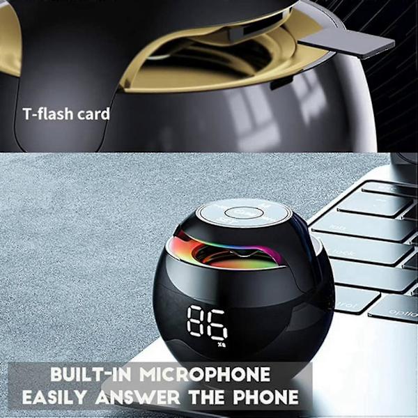 Digital väckarklocka för barn, multifunktionell bas Bluetooth vit