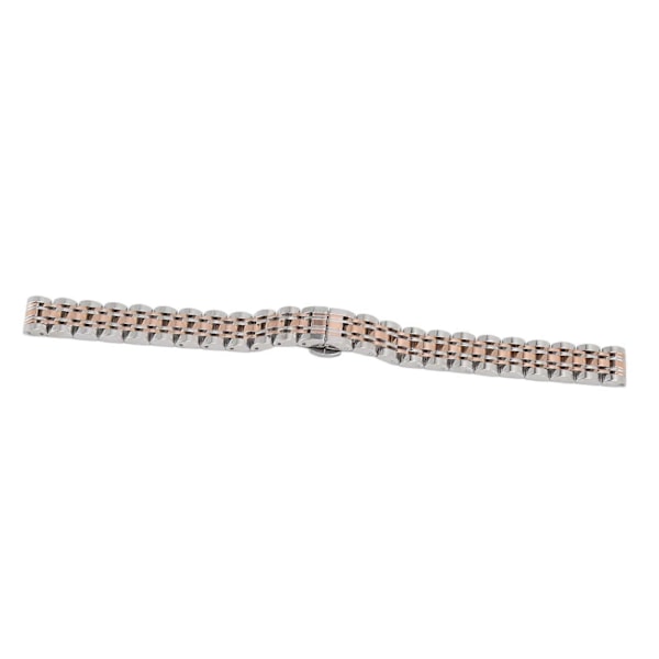 Armband i rostfritt stål för män och kvinnor, justerbart ersättningsarmband med fjärilslås, accessoar