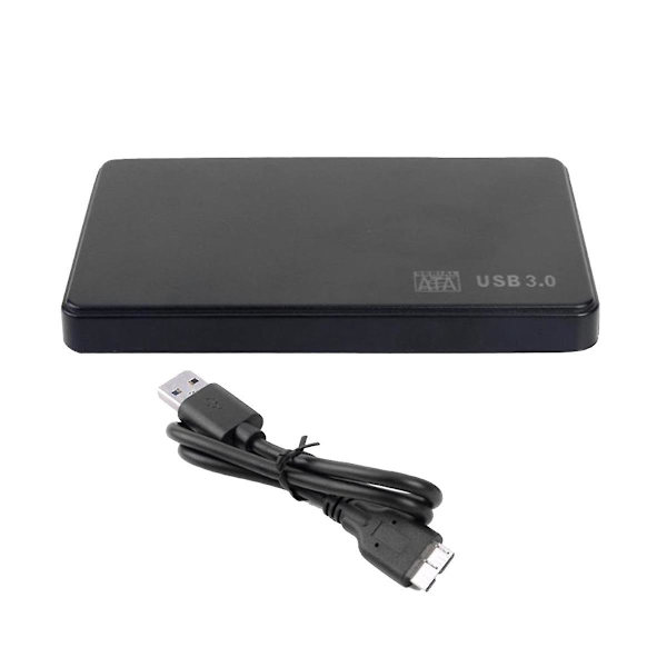 2,5 tum SATA till USB 3.0 Solid State Enclosure Mobil Hårddisk Kassett med USB3.0/2.0 Kabel för HDD