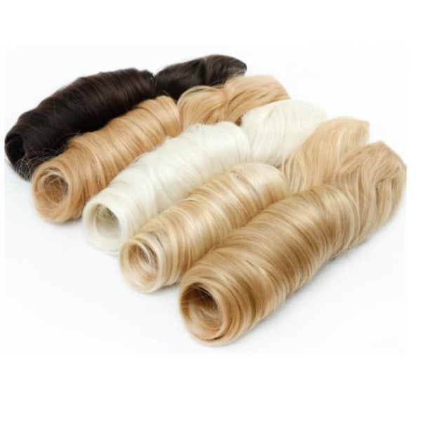 Clip-on / Hair extensions krøllete & rett 70cm - Flere farger Rakt -5