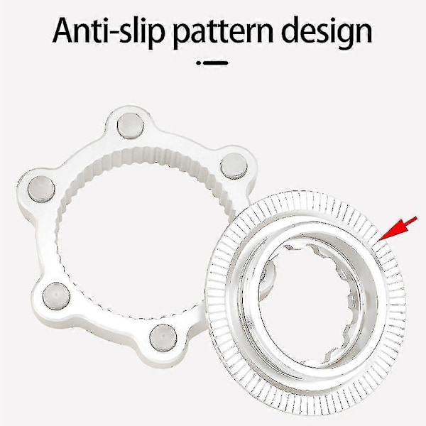 Sykkel Centerlock til 6-hulls Adapter Nav Center Lock Konverteringsadapter For Terrengsykler Sykkel -ZHENV