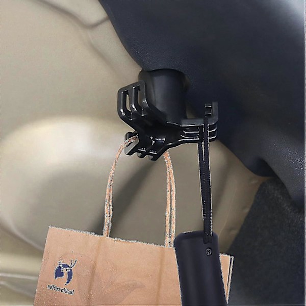 2 stk. ABS Bagageboks Krog Bil Bagageboks Holder Bagageboks Indkøbspose Krog Bil Vedhæng Bagageboks Krog Bil Bagagerum Bagageboks Krog Bil Bagageboks Krog Til Tesla 3