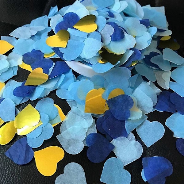 Farverige Hjertekonfetti Valentinsdag Bryllup Fest Håndkastning Blomsterblade Bølge Bold Ballon Polstret Papir