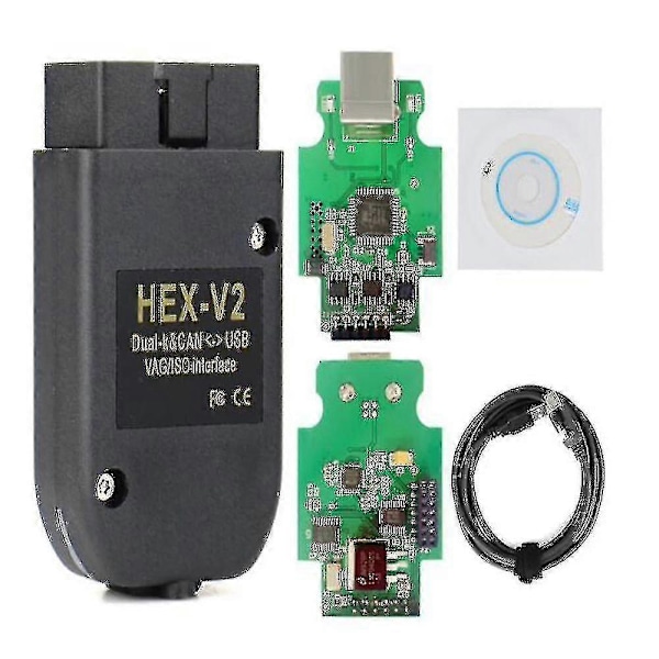 Vag Com 22.3.1 Obd2-skanneri Hex V2 Vagcom Autodiagnostiikkatyökalu Obd Usb Wi. Hex V2 Vag Usb V22.9 V22