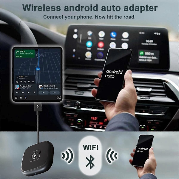 Carplay Trådløs Smart Box Auto Adapter Android AI Box Carplay Dongle Stik Trådløs Auto A