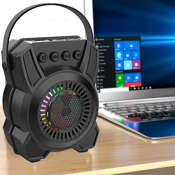 Kannettava Mini Bt-kaiutin Bassoilla ja Kahvalla, Tietokoneelle, Tukee Tf/usb