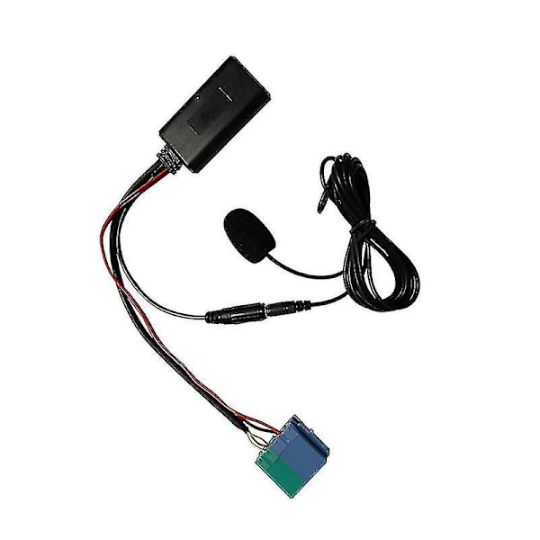 Bil Bluetooth 5.0 Hjelpekabel Mikrofonadapter Kompatibel med Renault 05-2011aux Bluetooth Radio