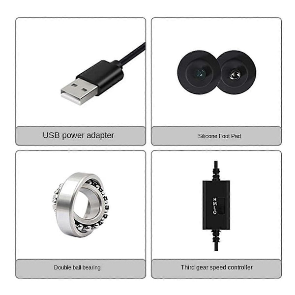 Tietokoneen PC-kotelotuuletin USB-virralla 5V Hiljainen rungon jäähdytin reitittimen jäähdytykseen Ruuvit Suojaverkko B