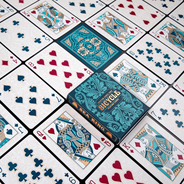 Sykkel Sea King-spillekort, standardindeks, spillekort, premium-spillekort, unike spillkort, 1 kortstokk Bicycle Sea King