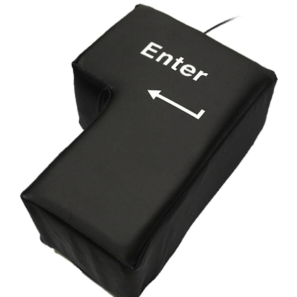 Valtava Enter-näppäin Iso USB-näppäimistötyyny Työpöydän Stressiä Lievittävä Tyyny