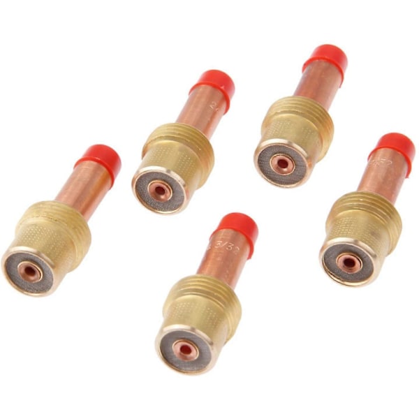 10 st TIG Tillbehör Gaslins Medium 45V26 Storlek 2,4 mm 3/32 Tum för Svetspistol 17 18 26 DB PTA Serie Förbrukningsmaterial