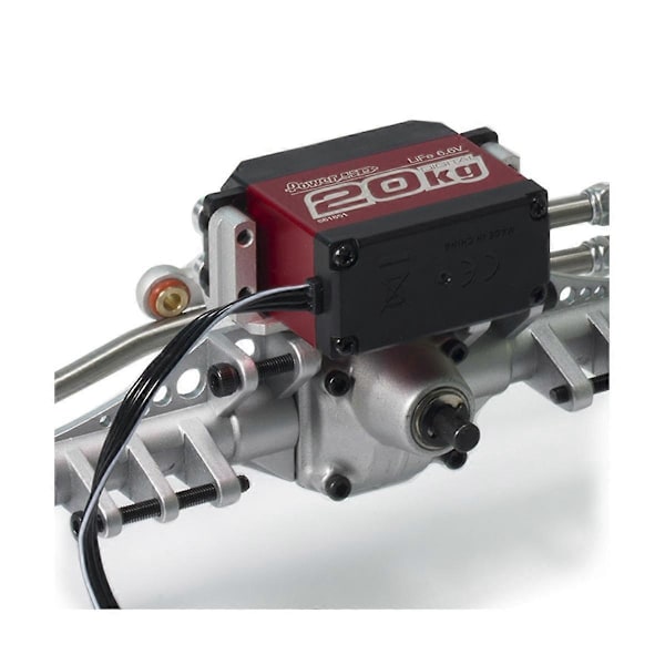 CNC-metalli Servo-kiinnike 1/10 RC-kiipeilyautolle Axial Carpa UTB10 Vanquish F9 SCX10 III Portaaliakselille U