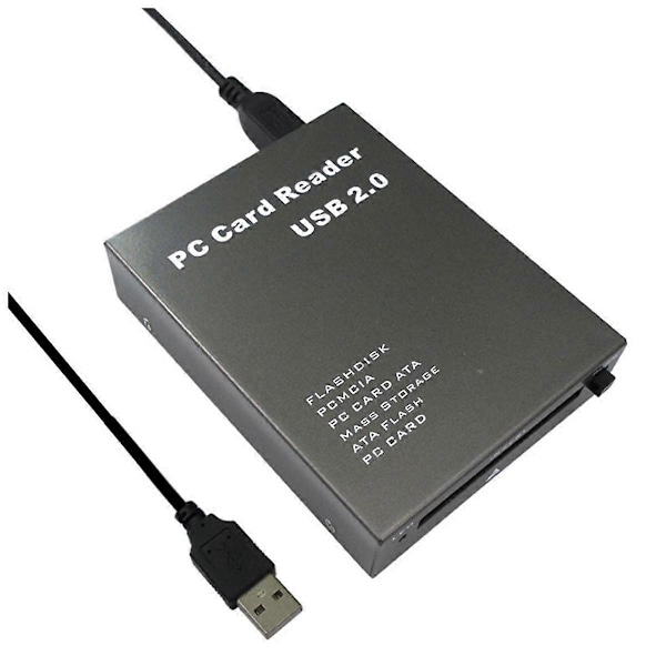 USB2.0 PCMCIA Kortlæser ATA Kortlæser PC Kortlæser USB 2.0 til PC ATA PCMCIA Adapter Flash Disk Hukommelseskortlæser
