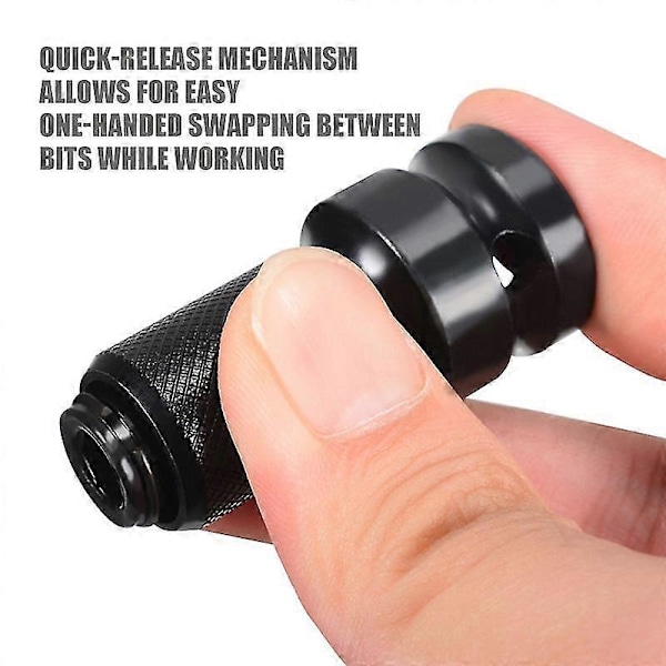 1/2 til 1/4 Hex Ratchet Socket Wrench Socket Adapter Drive Converter Impact Tool Shytmv