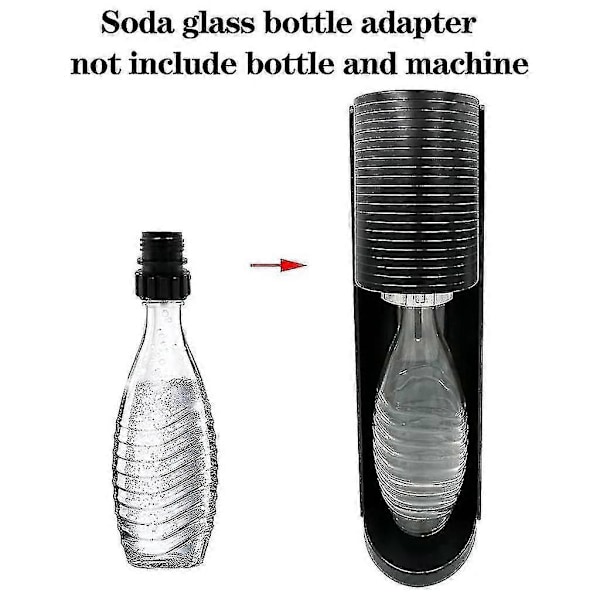 Sodavandsflaske Adapter Glasflasker Hurtigforbindelse Til Sodastreams