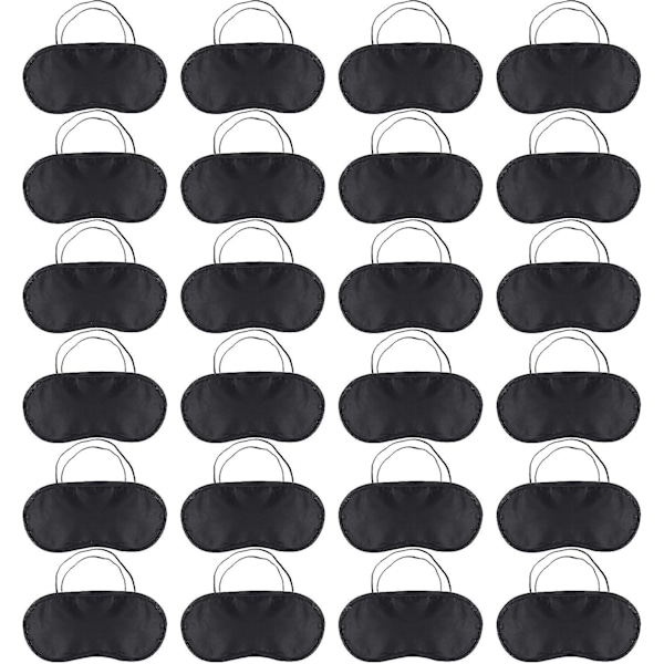 24 Pack Sleep Eye Mask Shade Cover, Soft Blindfold Travel Sleep Cover Comfortable