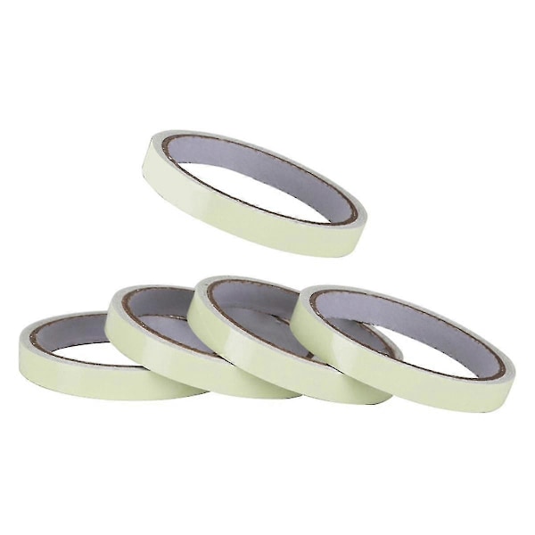 Glow-in-the-Dark Tejp Luminous Luminescent Nödtejp Säkerhetsmarkeringar Trappor, Väggar Steg