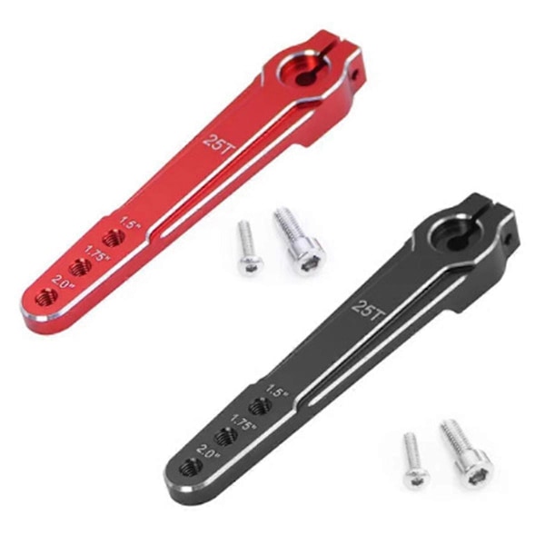 Aluminium Vinkelarm 25t Flygplansmodell Fjärrkontroll Flygplan Servoarm 1.5 1.75 2 Tum Förlängd Servoarm
