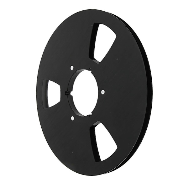 Tomt båndspolereplacement 10 tommer åpen spole opptakspole for Ampex Grand Master 456 lydspoler for 1/4 tommers bånd svart