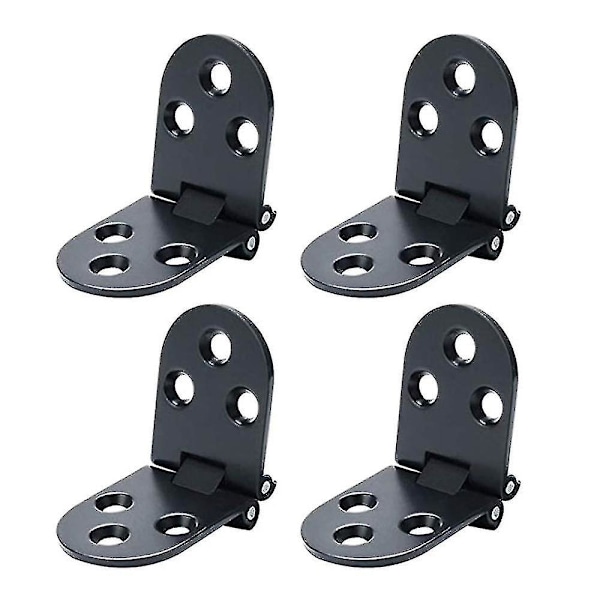 4pcs Zinc Alloy Black Door Flap Hinge Table Toggle Hinge For Cabinet Price Accessory