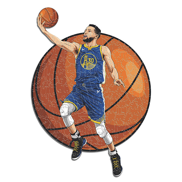 120 Brikker Wardell Stephen Curry II Børne Træpuslespil A5