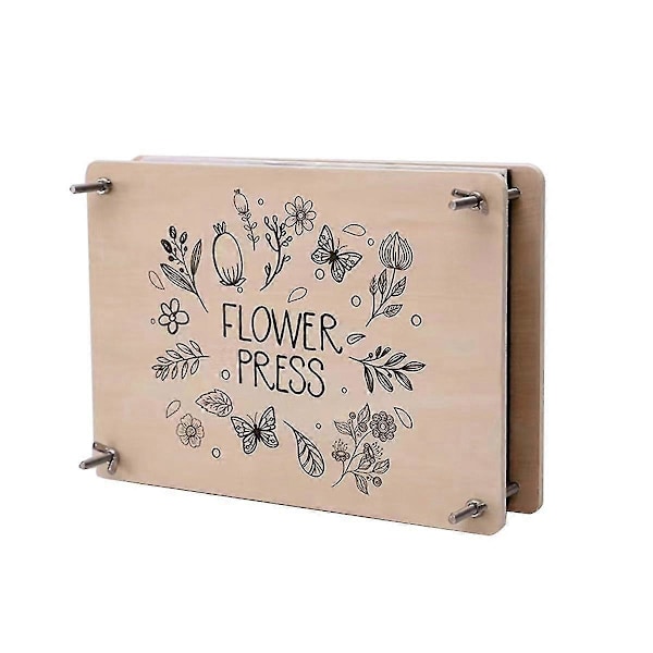 Professionell Blompress-Set, 30X21cm DIY Blompress-Set för Vuxna för att Göra Torkade Blommor &-Yvan