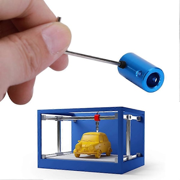 2 stk. Aluminium Legering Trinmotoraksler Koblinger Tilbehør til 3D-printer Med en Nøgle 5*8