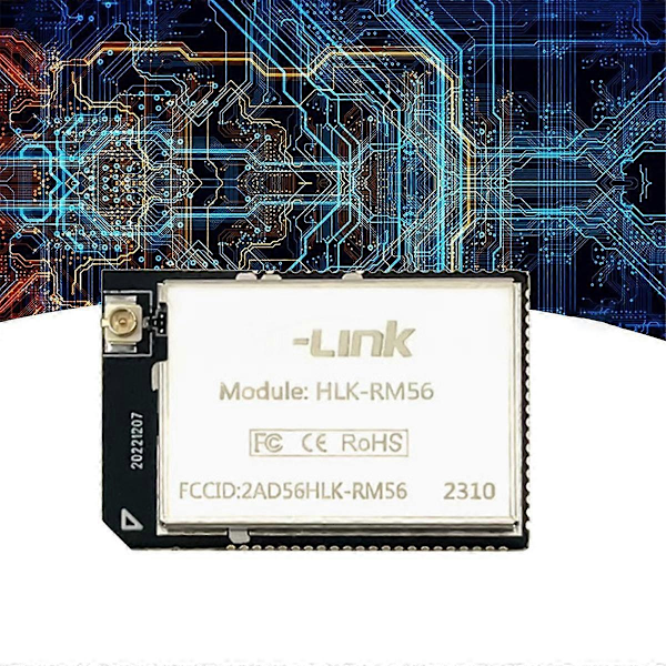 RM56 WIFI-moduuli 2.4G/5.8G DualBand WIFI+BT/BLE5.2 Tukee Standardia 802.11 A/B/G RM56 Moduuli