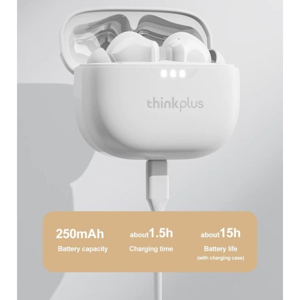 Trådlösa hörlurar Lenovo Thinkplus Livepods LP3 Pro Bluetooth5.2 White Vit - LP3 Pro