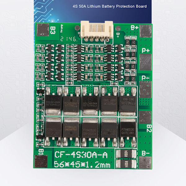 4S 30A litiumbatteri-skyddskort 3,2V LiFe-batteri BMS PCB-kort