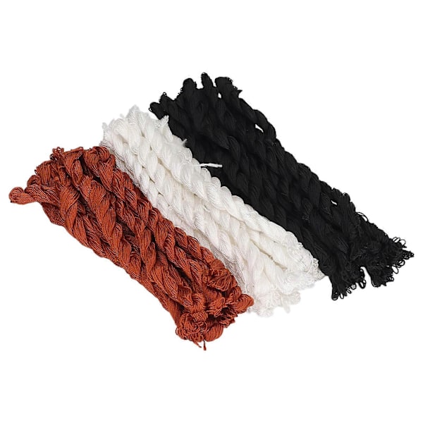 30 stk Nylon Snøre Sort Hvid Brun Bærbar DIY Praktisk Syning Nylon Garn til Læder Sko Sål