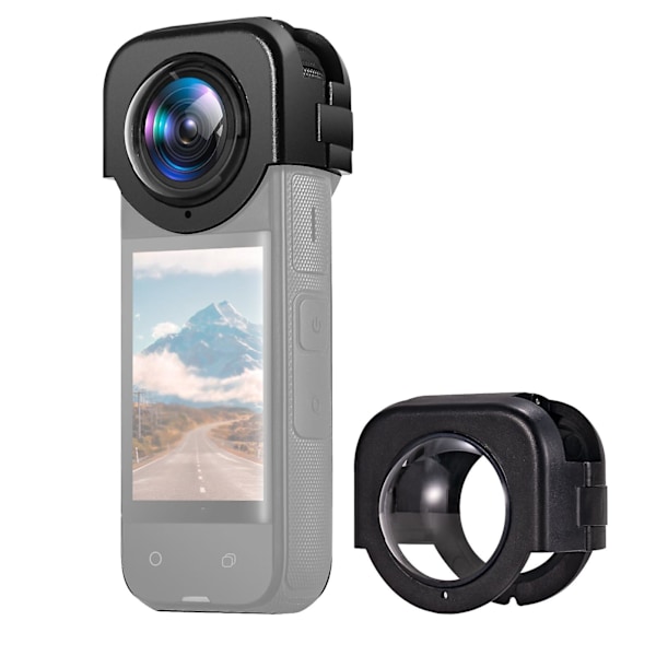 X4 Linsebeskytter for Insta360 X4 Panoramisk Actionkamera Linsebeskytter Fingeravtrykksikker ripebestandig tilbehørsett (plast)