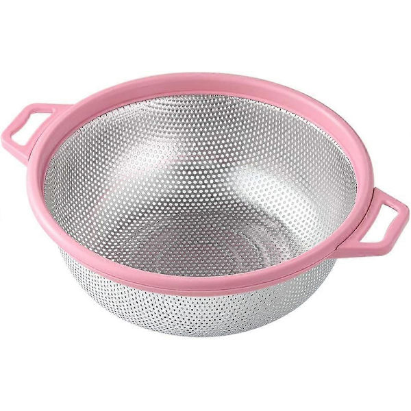 Rustfrit Stål Si, Stor Metal Grøn Si til Pasta, 9 Køkken Mad Mesh Si