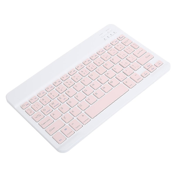 Bærbar Mini Trådløst Bluetooth Tastatur Spansk for Ipad/Samsung/Xiaomi/Huawei Tablet PCPink