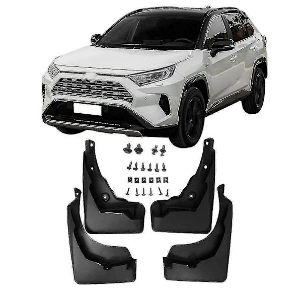 Stänkskydd Kompatibla Kompatibla Kompatibla Toyota Rav4 2019-2022 Lera Stänk (4-pack) Com Och Stänk S