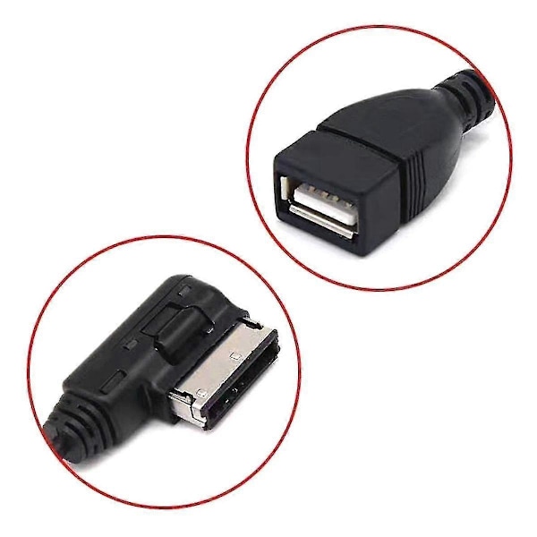 Bil Audiokabel USB Bil Konverteringskabel for A1 A3 A4L A5 A6L A8 Q3 Q5 TT med Grensesnitt med -BOX Grensesnitt-AJ