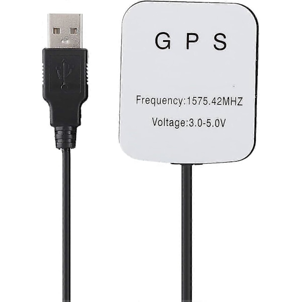 GPS-antenn, utrustad med 174 meter RG3-kabel, GPS-antenn, högkvalitativt ABS-material, för bil GPS USB-adapter