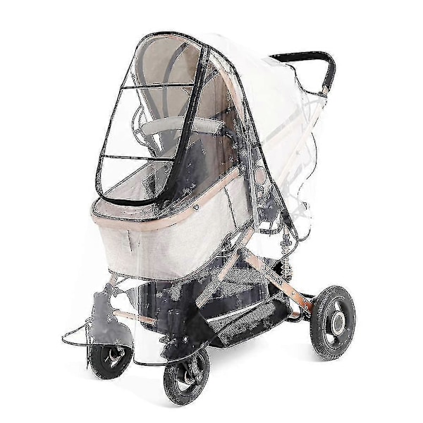 Universal Regnöverdrag För Barnvagn Transparent Vagn Regnöverdrag Vindtätt Och