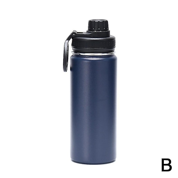600ml Sports Space Vandflaske 304 Rustfrit Stål Kop Hjem Kontor Sport Udendørs Termisk Termisk Flaske Te Vand Kaffe Kop