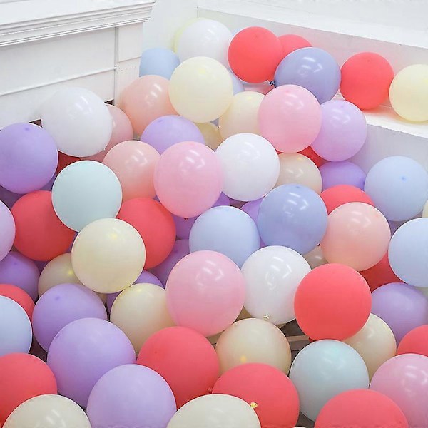 Makronballonger 5 tum 10 tum 12 tum 18 tum Makron Mixade Färger Latex Dekorativa Födelsedagsfestballonger